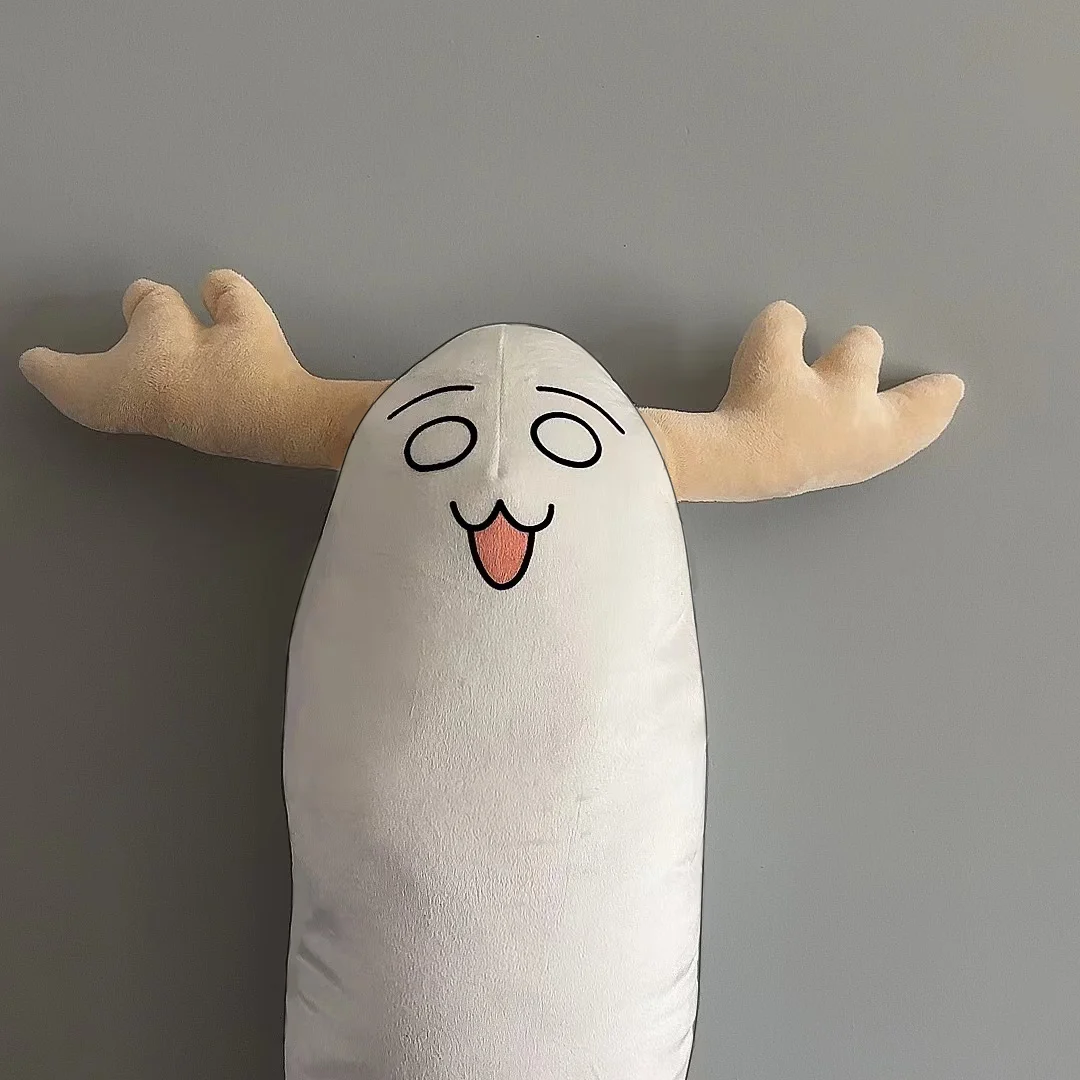 Anime My Deer Friend Nokotan Plushie Shikanoko Nokonoko Koshitantan Cosplay Throw Pillow White Cartoon Plush Prop Cute Xmas Gift