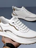 2025 New Men's Running oes Breathable Me Spor Thi Bot Heightening Dad Sle Casual oes for Teenagers Summer Season