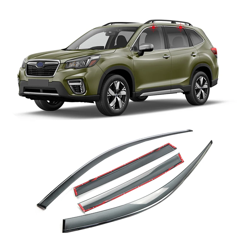 สำหรับ Subaru Forester SK 2019 2023อุปกรณ์เสริมรถยนต์ Visor Vent Shade