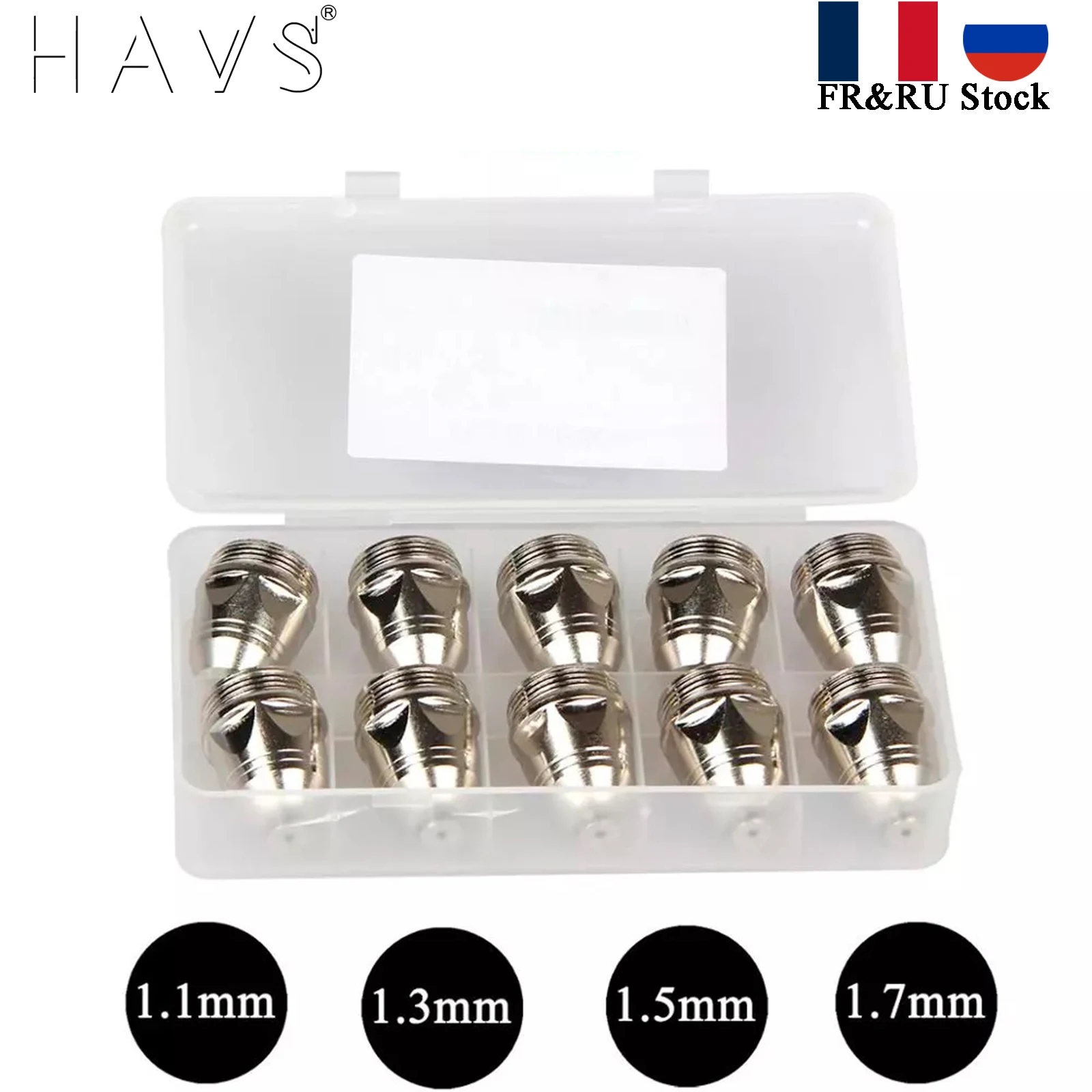 P80 Plasma Cutter Nozzle Electrodes Consumables 1.1 Tip 40Amp
