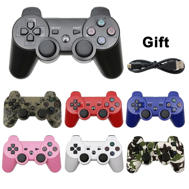 Red Wireless Bluetooth Game Controller for PS3 Gamepads for PlayStation 3 
