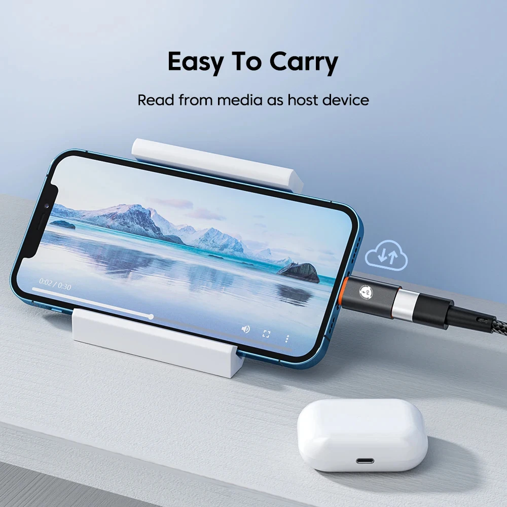 OTG Adapter 1PCS PD20W USB Type C To Lightning OTG Adapter for IOS Lightning Male to Type C Female Connector Converter for iPhone iPad otg adapter