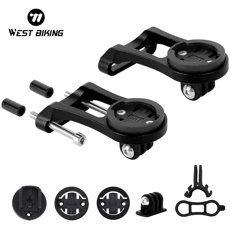 Décoration de vélo,lampe de vélo avec support GoPro pour Garmin Bryton
