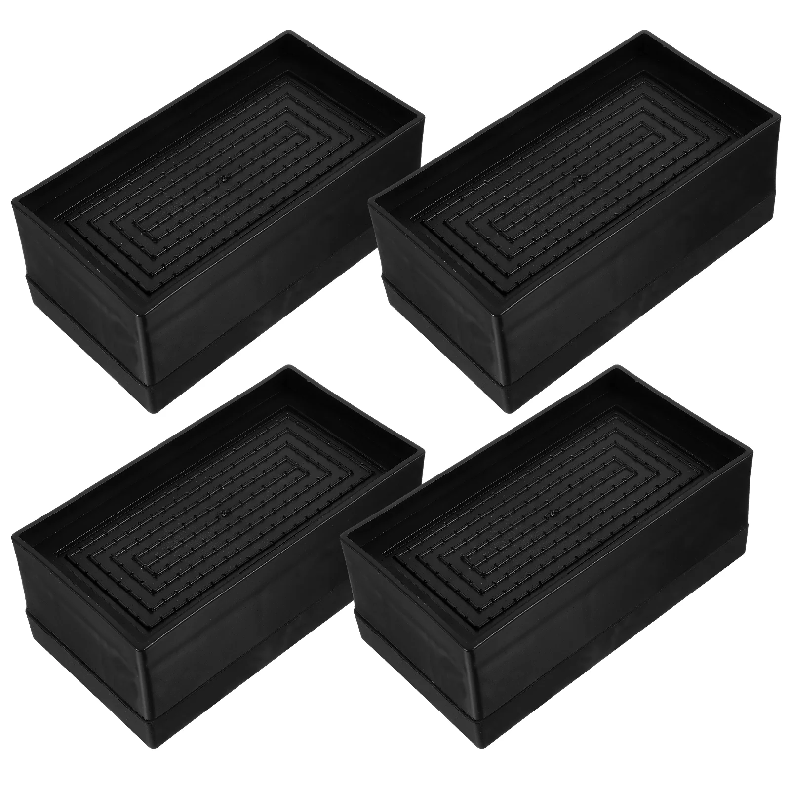 

4 Pcs Furniture Heightening Pads Stability Bed Risers Cabinet Household Supplies Sofa Tpu Lifters Embellishments