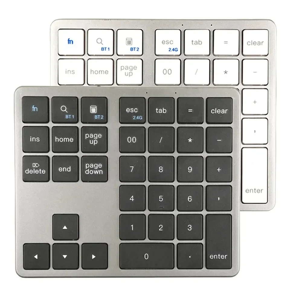 Universal Wireless Rechargeable Numeric Keypad with Dual Mode Connectivity