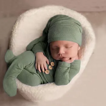 Newborn Photo Jumpsuit Set 1