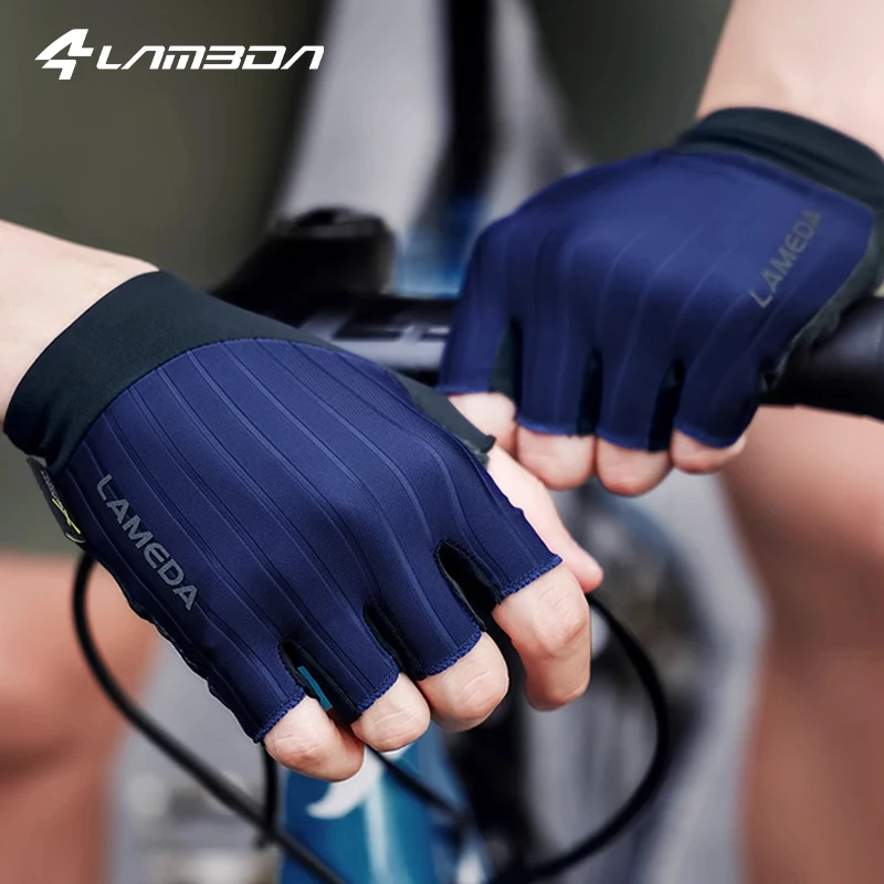 LAMEDA Cycling Gloves XRD Palm Pad Men's Road Bike Gloves Summer Breathable Bicycle Half Finger Gloves Biker Bicycle Accessories 4