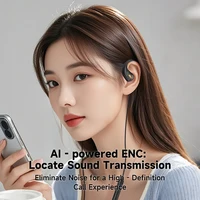Écouteurs filaires à clipser de Type C et 3.5mm, oreillettes avec son Surround 9D, casque de sport pour Gamer, écouteurs ENC dans un micro HD pour Samsung 6