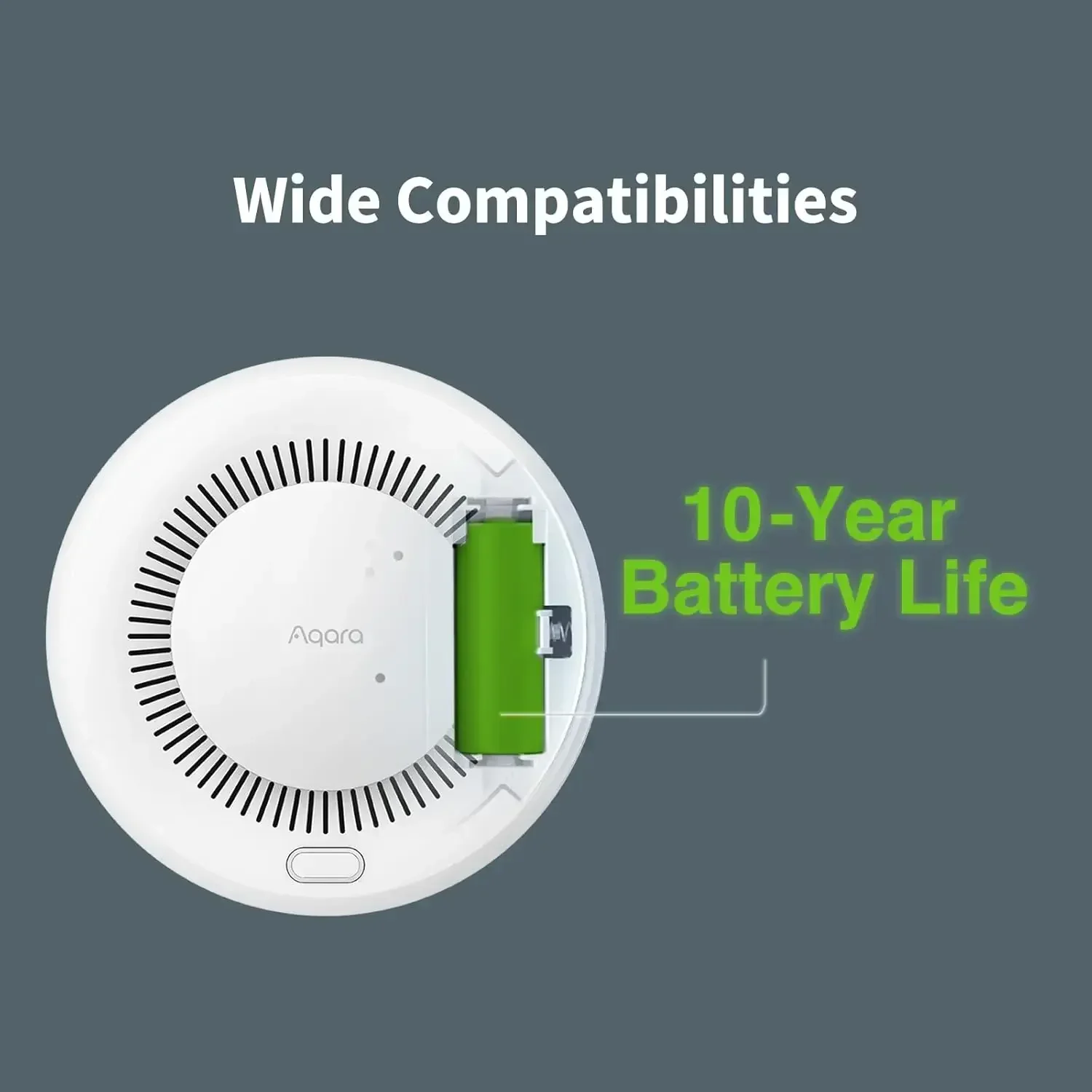 Aqara Smoke Alarm Smart Zigbee 3.0 Smoke Detector Fire Protection Home Security Alarm Sound Light with Homekit Mi Home smoke alarm