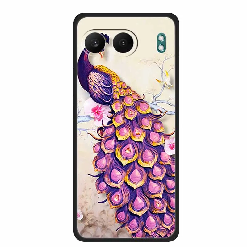 Charming Cat Design Soft TPU Phone Case with Bumper Protection