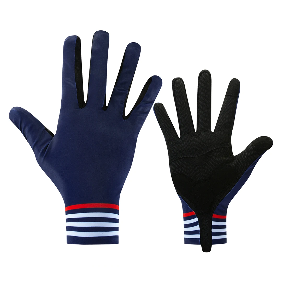 Gants de cyclisme - Fluorescent - XS - Blanc - Doigts complets