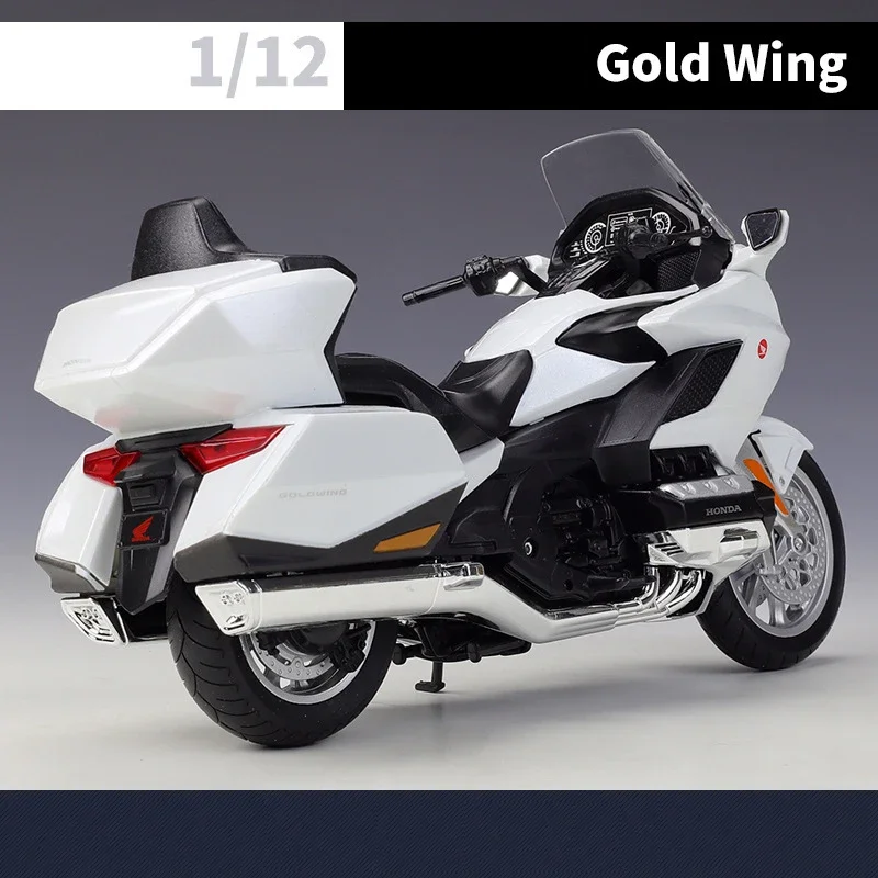WELLY 1:12 2020 Honda Gold Wing Motorcycle Simulation Alloy Model Adult Collection Decoration Gifts Toys for Boys 5