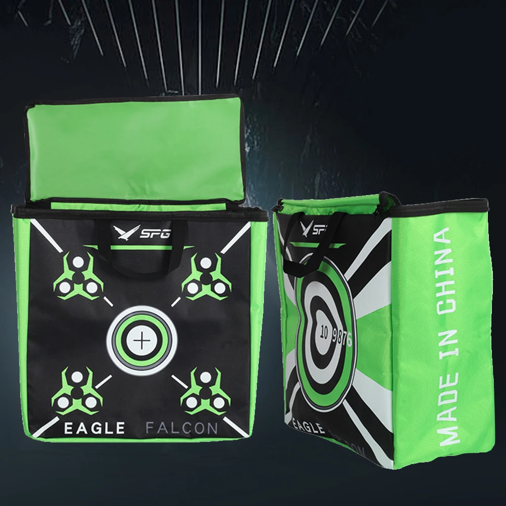 Archery Target Bag Archery Target Cover Bag Water Resistant Archery Targets Refillable with Carrying Handle for Backyard