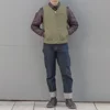 Endeavour&Bloom WWII USN N-1 Deck Vest Wool Lining Sleeveless Jacket Waistcoat 3
