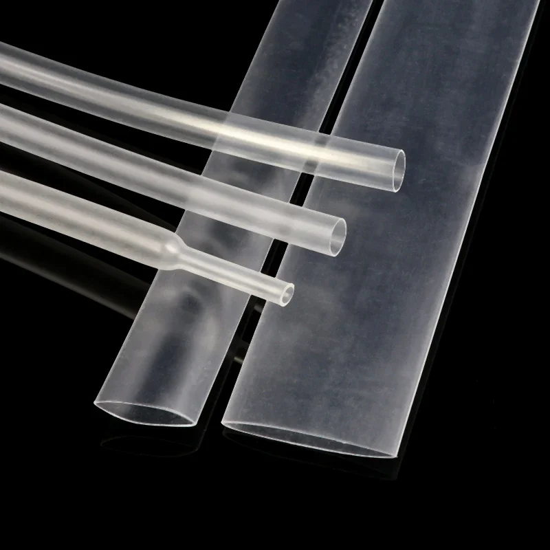 Heat Shrink Tube 1~10m 2:1 Transparent Diameter 0.6mm ~ 80mm Tubing Sleeving DIY Wrap Wire Repair Cable Protecctor