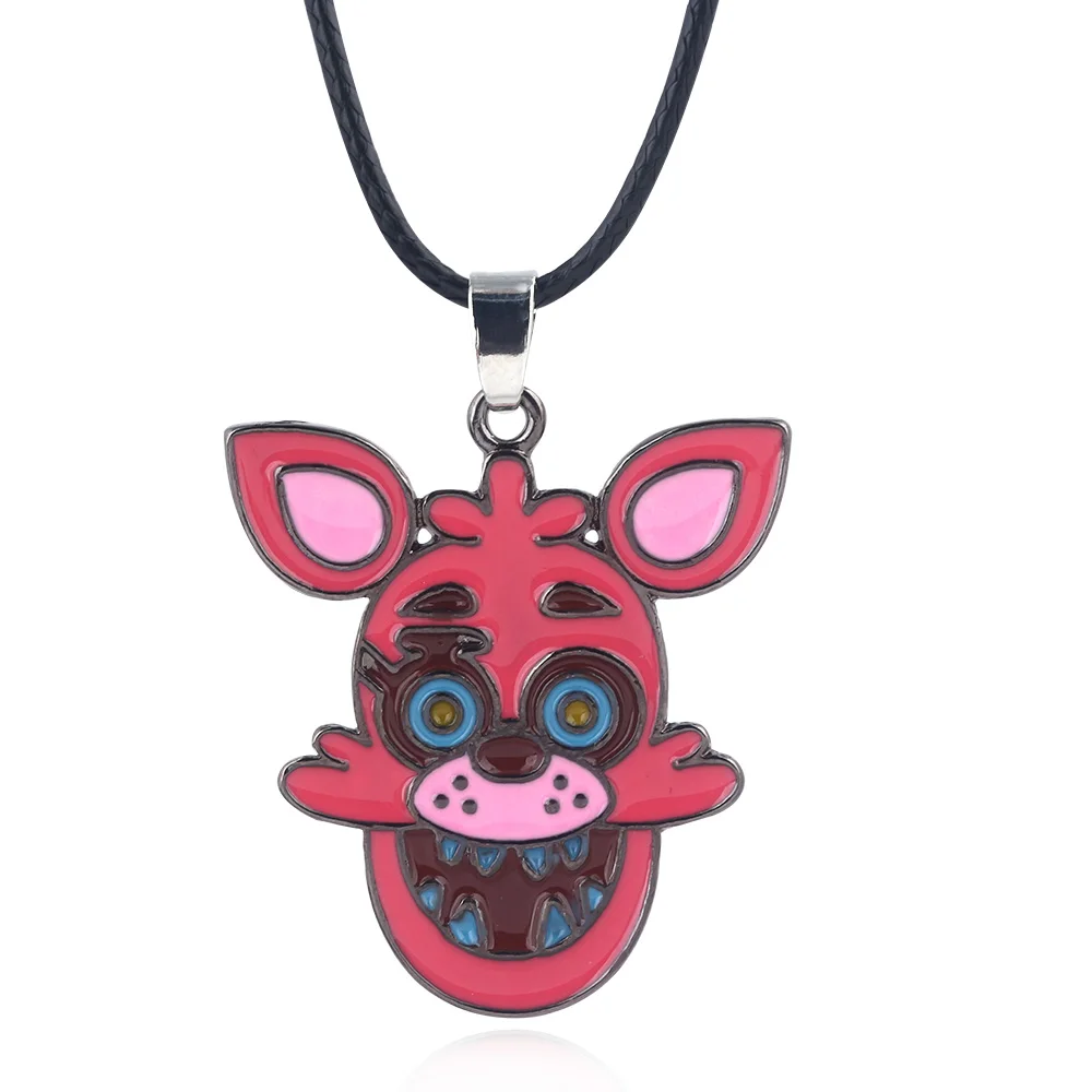 FNAF Necklace Kawaii Game Five Night At Freddy Toys Foxy Bonnie Bear Ribbit  Fashion Jewelry Choker Chains Decoration Kids Gifts - AliExpress