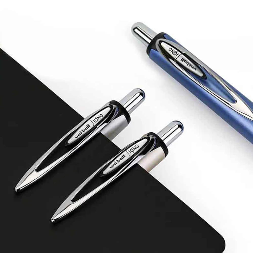 1pcs Japan UNI Gel Pen Anti Fatigue Soft Grip Black 0.7mm UMN-207GG for Writing Test Quick Dry Long Time Use School Stationery 5