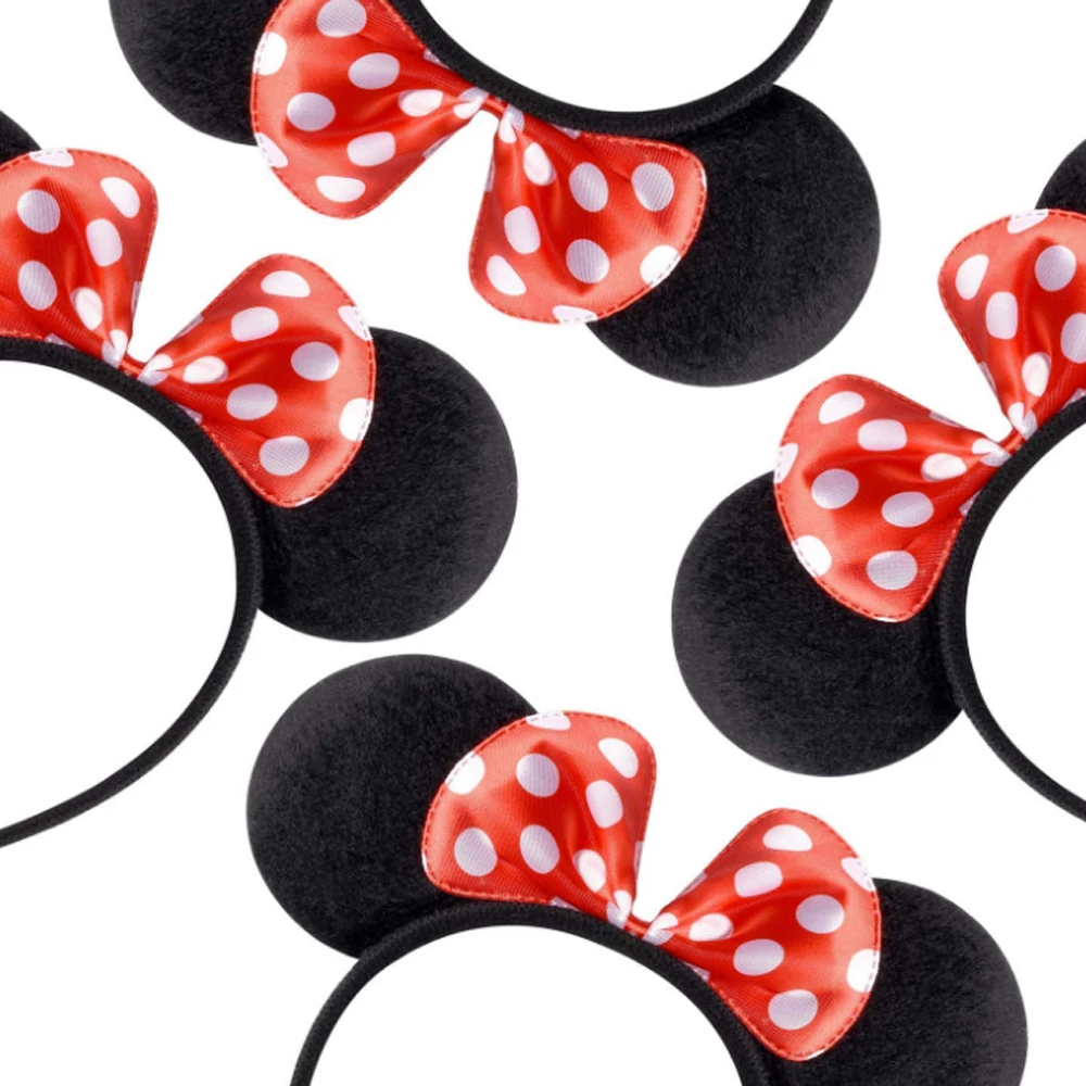 Tanio 2022 Women Girl Mouse Ears Headbands Hair Hoop Party sklep