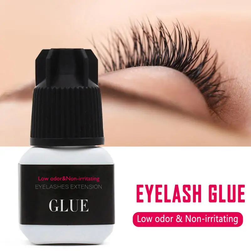 

Individual Eyelash Glue Black Eyelash Adhesive Glues Odor Free No Stimulation slow use for beginner