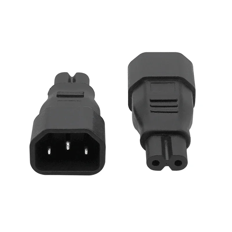IEC 3-Pin C14 to C7 adapter IEC 320 Male to Female AC Converter Kettle 3pin 3P 2pin 2P Power Plug Connector Socket 2.5A 250V~