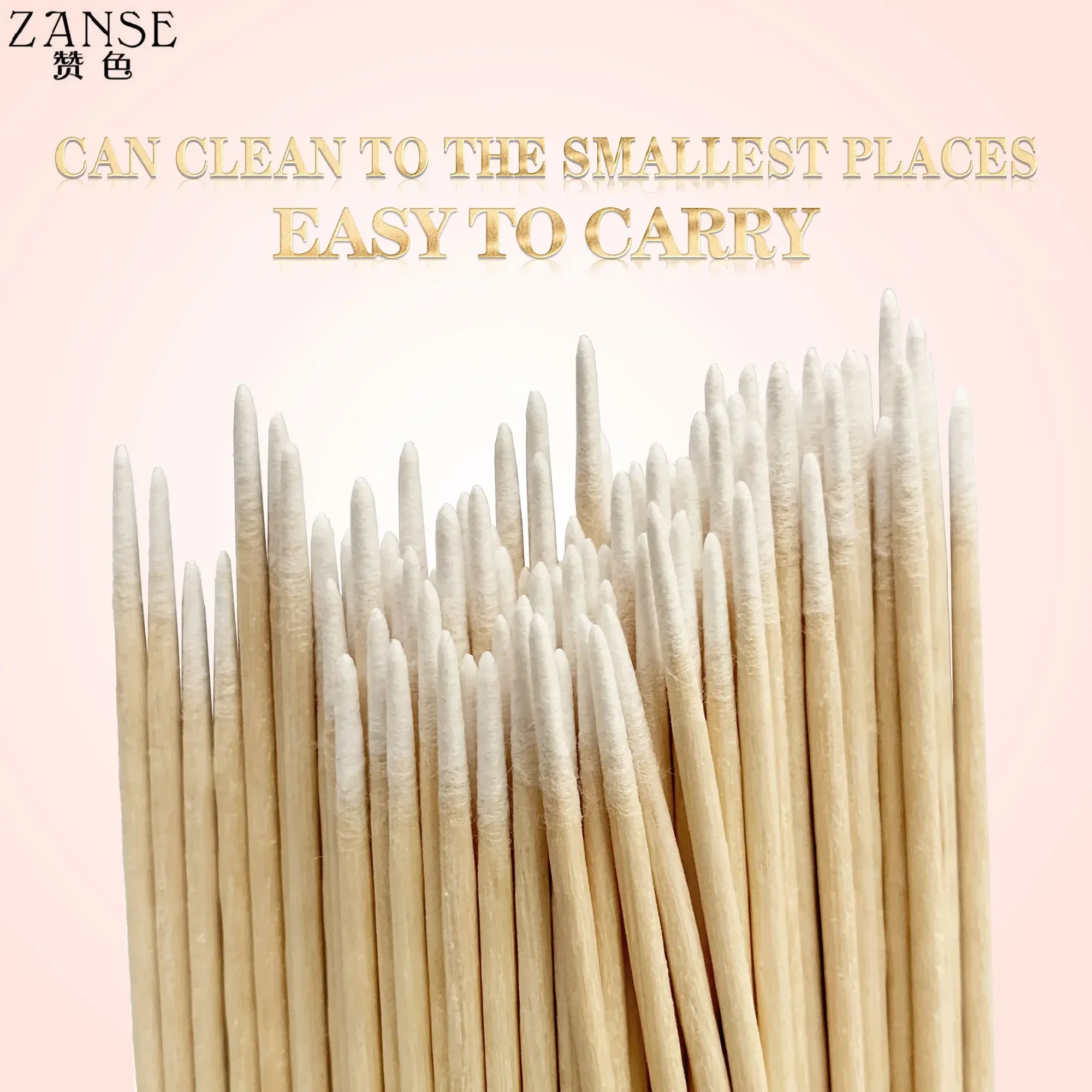 500pcs Micro Wood Cotton Swab Eyelash Extension Tools Tatoo Microblading Cleaning Wooden Sticks Cosmetic Cotton Brush Buds Tip