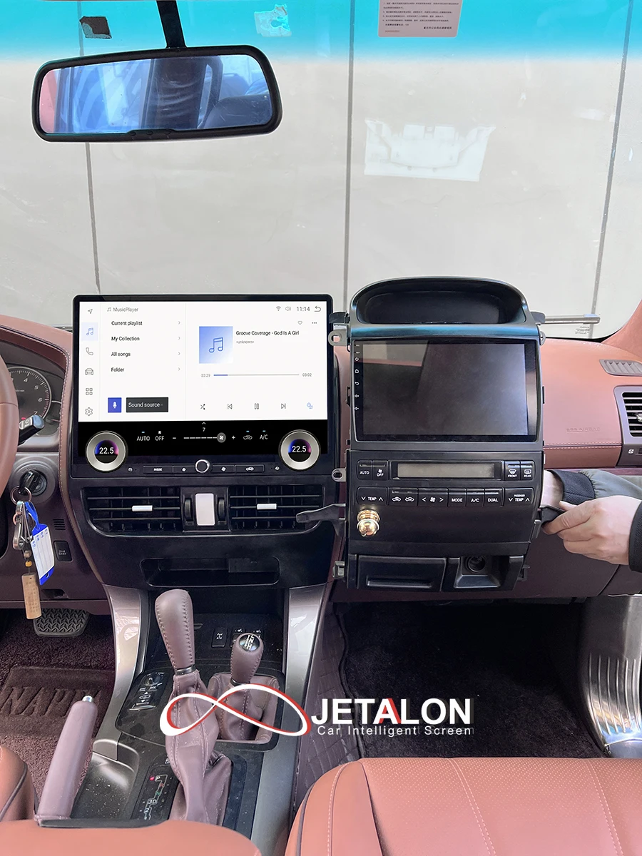16.8" For Toyota Prado 120 2002-2009 For Lexus Gx470 Android 13 Car Radio Touch