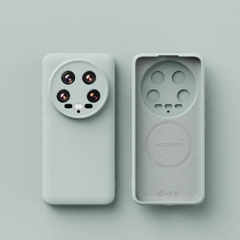 Premium Magnetic Liquid Silicone Shockproof Case with Matte Finish