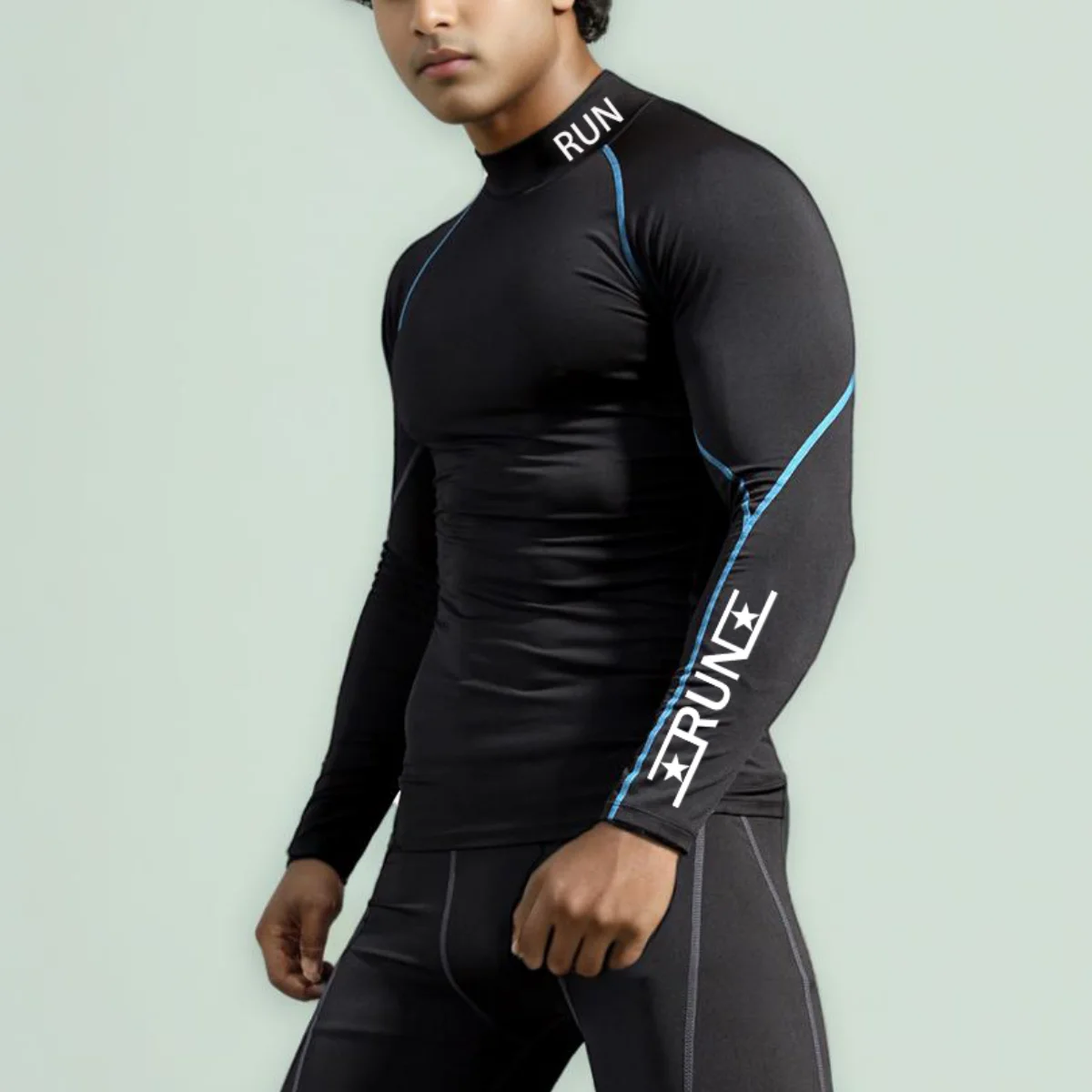 Men's Compression Shirt sport t shirt running t shirt running t shirts fitness clothes compression t shirt men t shirts men undershirts Gym Training Quick Dry T Shirts Fitness Sport Undershirts Running Tops Male Sports Wear