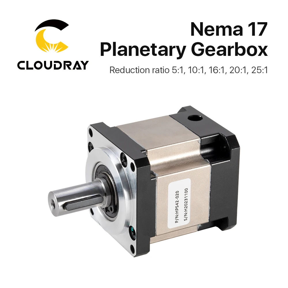 cloudray nema17 planetary gearbox motor speed reducer gearbox 01
