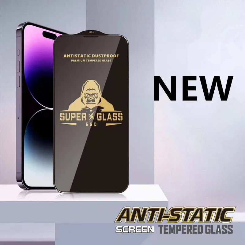 

Black Diamond Phone Glass Film Suitable For iPhone 11 12 12 14 15 Pro Max X XR XS MAX Explosion-Proof Protective Screen Tempered