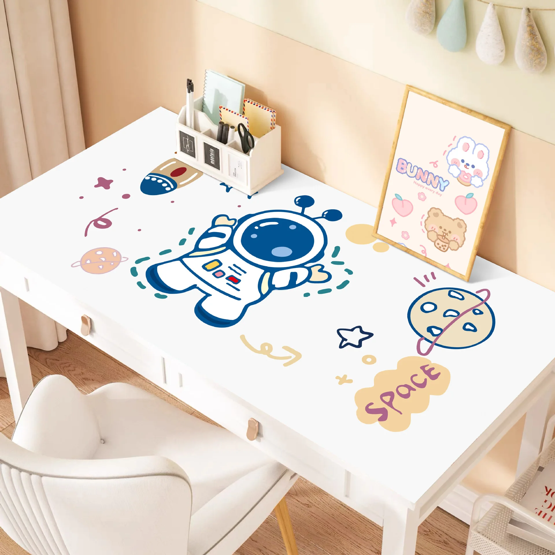 

Cute Large Mouse Pad Cartoon Gaming Mousemat Computer Accessories Rubber Desk Mat Pads
