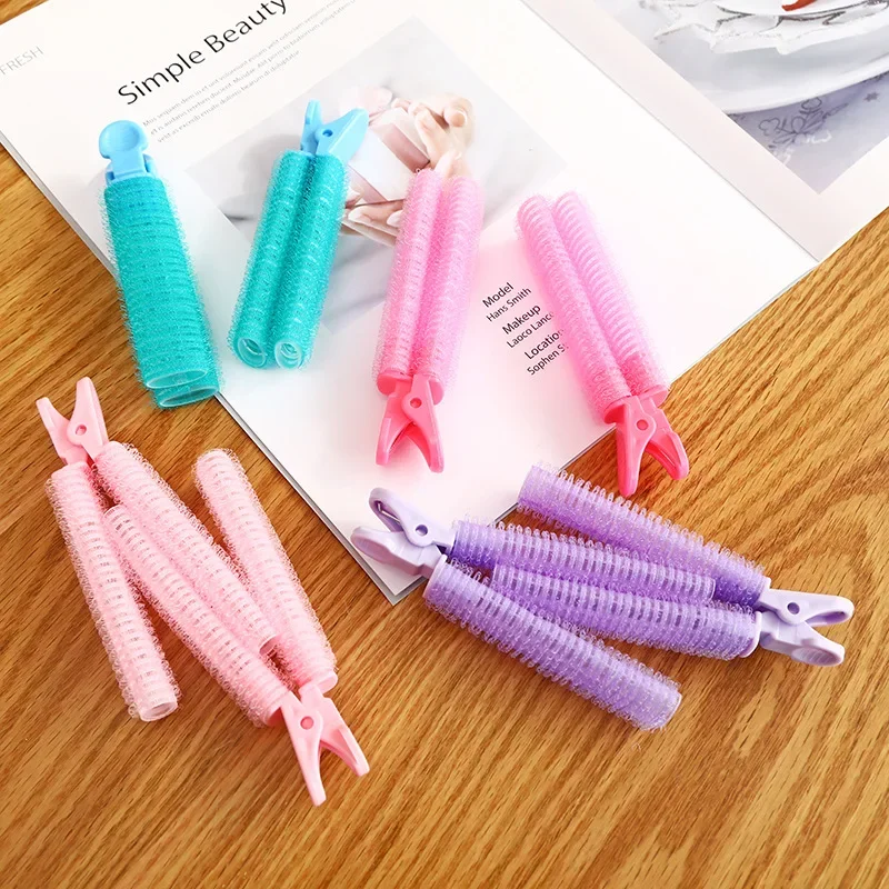 4Pcs Magic Curly Artifact Version of The Air Bangs Curls Easy Curling Device Salon Hair Styling Tool Бигуди Для Волос Мягкие