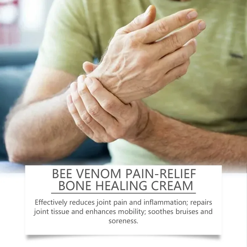 Bee Venom Pain-Relief Bone Healing Cream Relieves Pain Lumbar Plaster Joint Shoulder Neck Pain Massage Care Personal Health Care