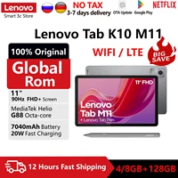 Tablette Lenovo Tab M11 K10 11" avec ROM globale, écran 90Hz, Android 13, processeur MediaTek Helio G88, 8GB/128GB, batterie 7040mAh, 4G LTE, 2025 1