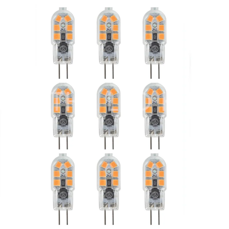 

1- 10PCS LED Bulb 3W 5W G4 Light Bulb AC 220V DC 12V LED Lamp SMD2835 Spotlight Chandelier Lighting Replace 20w 30w Halogen Lamp