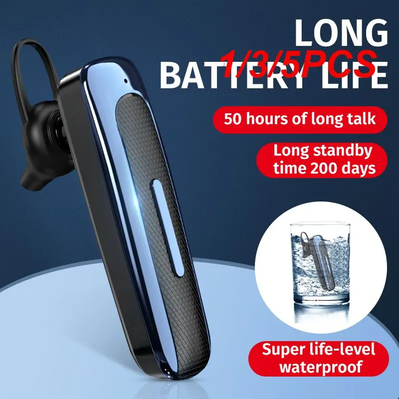 Wireless Bluetooth Headphone Earphone Headset Noise Reduction Handsfree Stereo Ear Hook For Driving 1/3/5PCS