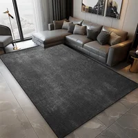 Modern Dark Toned Textured Carpet Living Room Decoration Sofa Area Washable Large Rugs Office Coffee Tables Non-slip Floor Mats 1