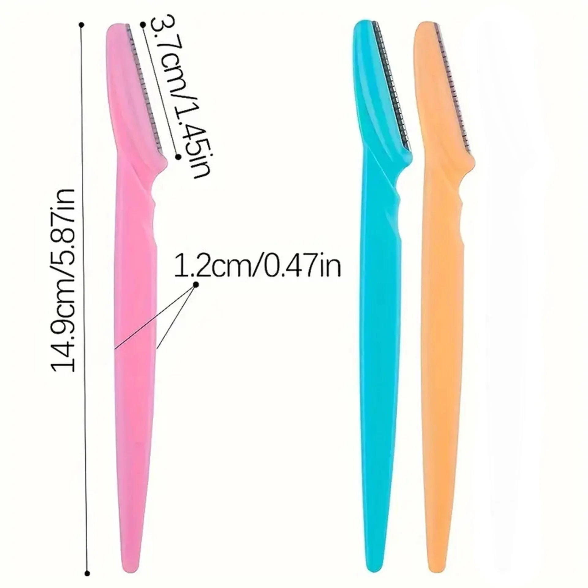 30pcs brow Razor and Face Razor for Women and Men,Eyebrow Hair Trimmer Shaver with Protective Cover,Safe
