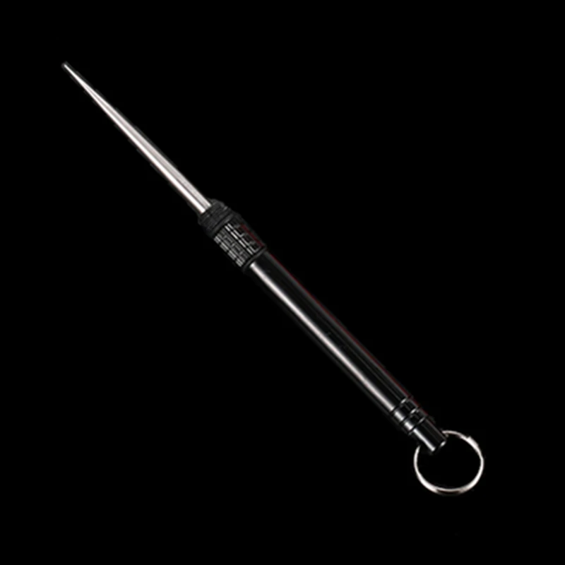 1PCS Random Color Tooth Pick Outdoor EDC Portable Toothpick Bottle Fruit Fork Toothpick Tube Camping Tool