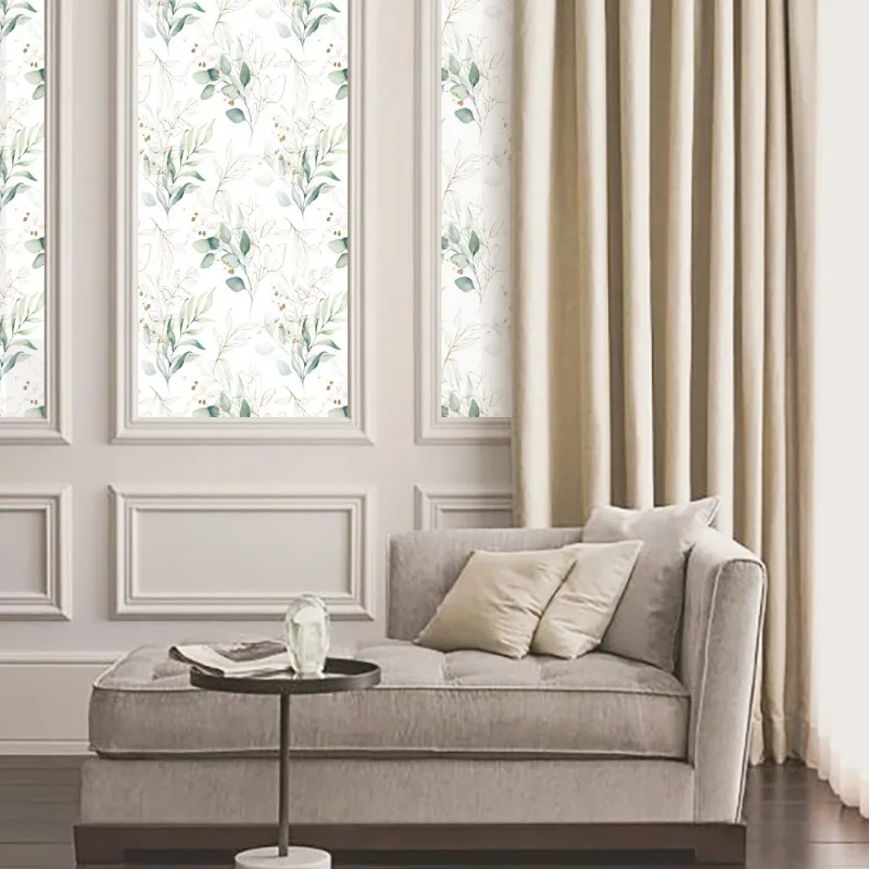 벽지 DIY 심리스 접합 벽지, 목가적인 스타일 배경, 자체 접착 신선한 스티커, 홈 수정