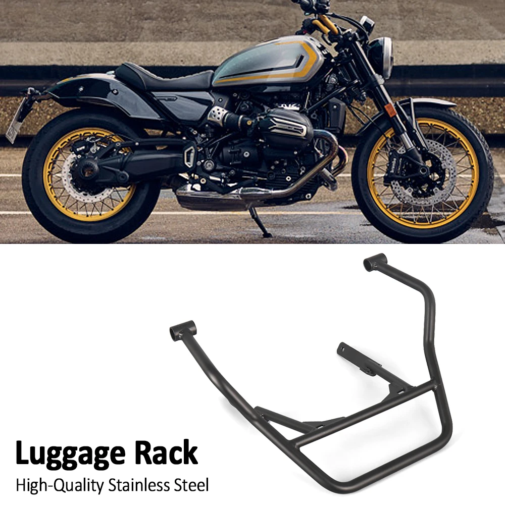Bmw R12 Tail Rack Motorcycle Accessories Black Rear Luggage Rack Carrier Stainless Steel ...