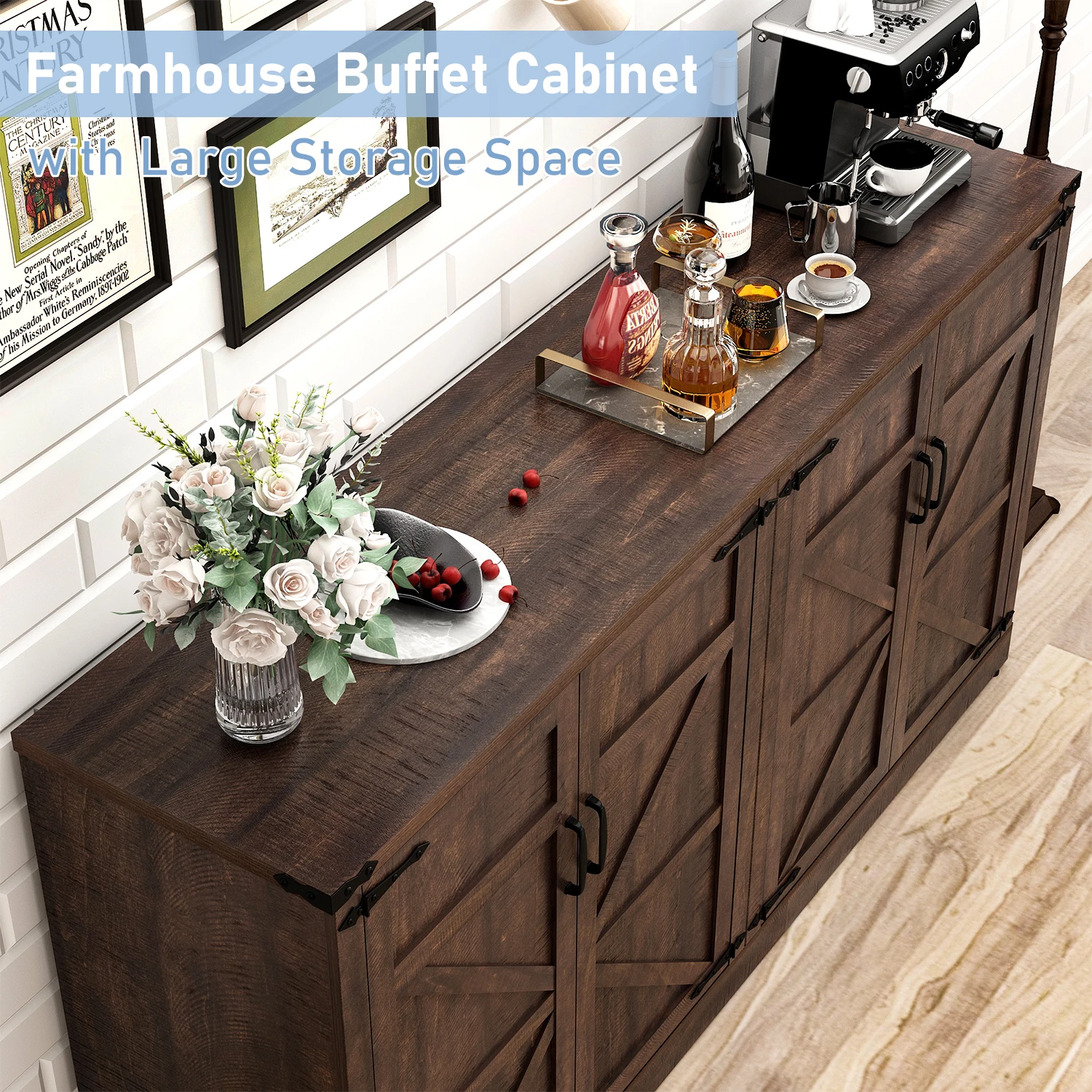 Farmhouse Buffet Cabinet 4