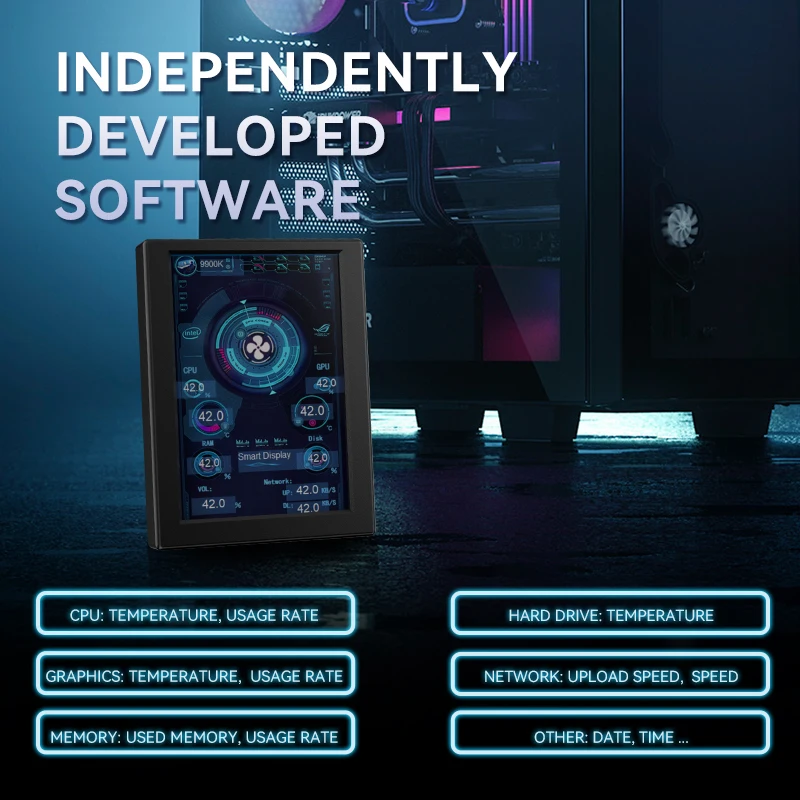 Computer Hardware Monitor Screen