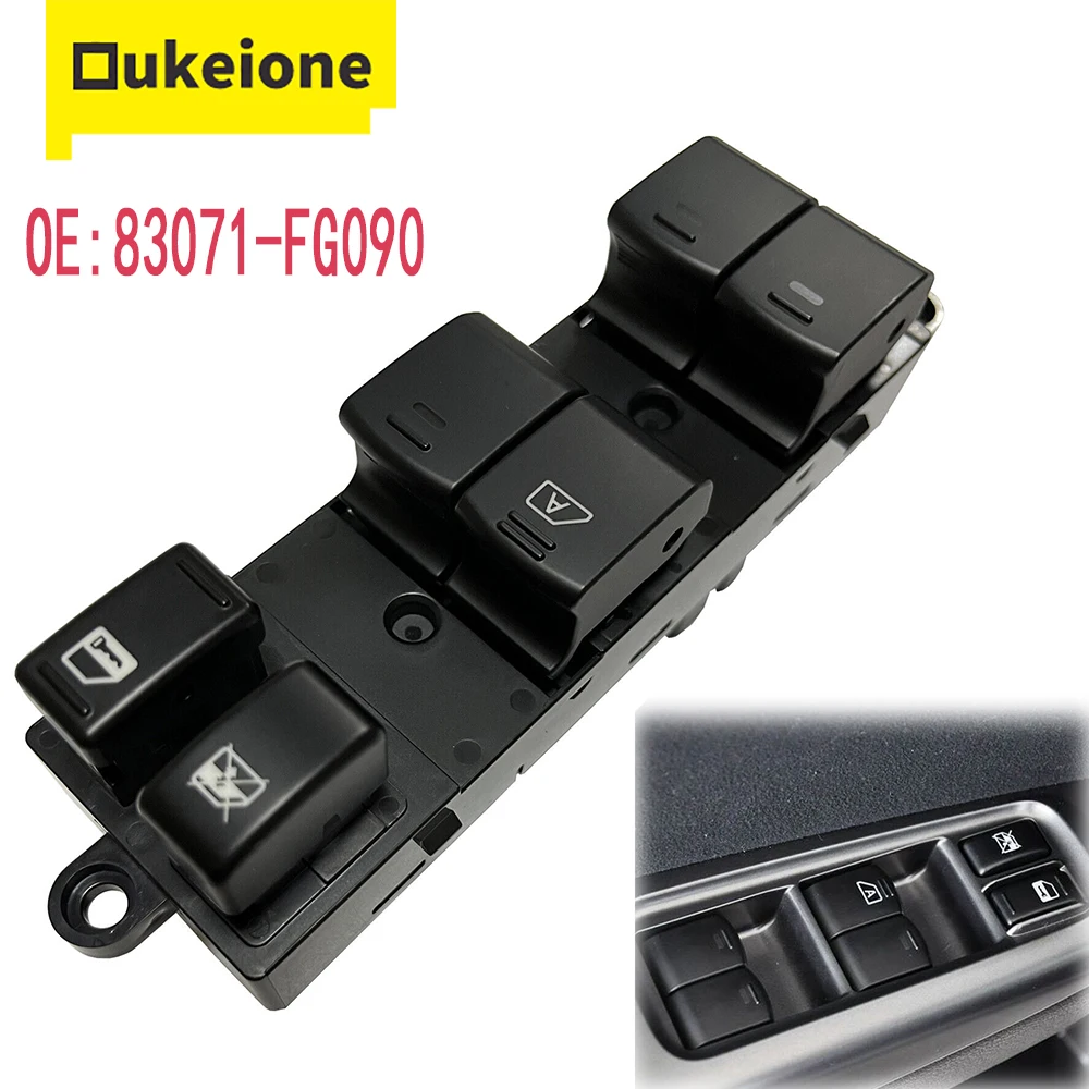 DriverSideMasterPowerWindowSwitchLifterButtonforSubaru