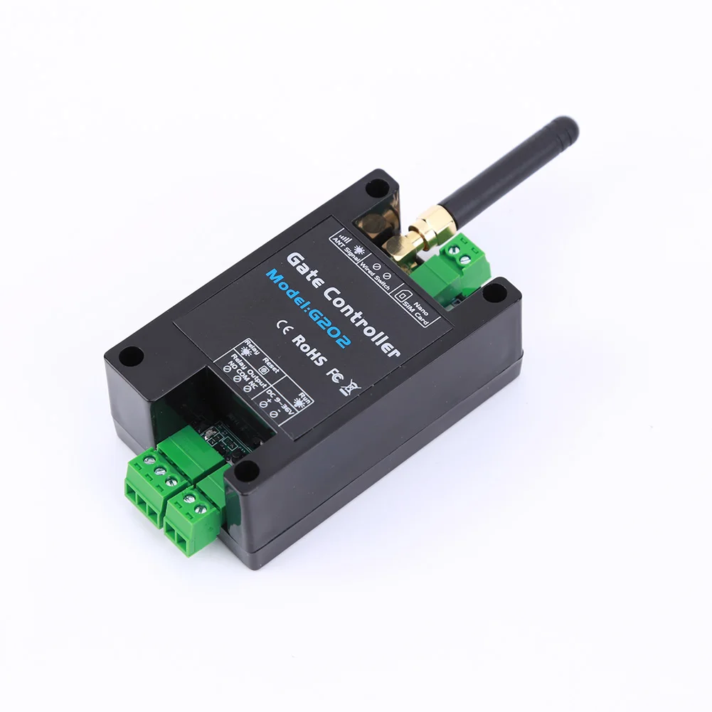 G202/G201 2G Remote Control 200 Users GSM Gate Opener Relay Switch Door Access Wireless Door Opener 850/900/1800/1900MHz garage door opener door access control switch wireless door opener