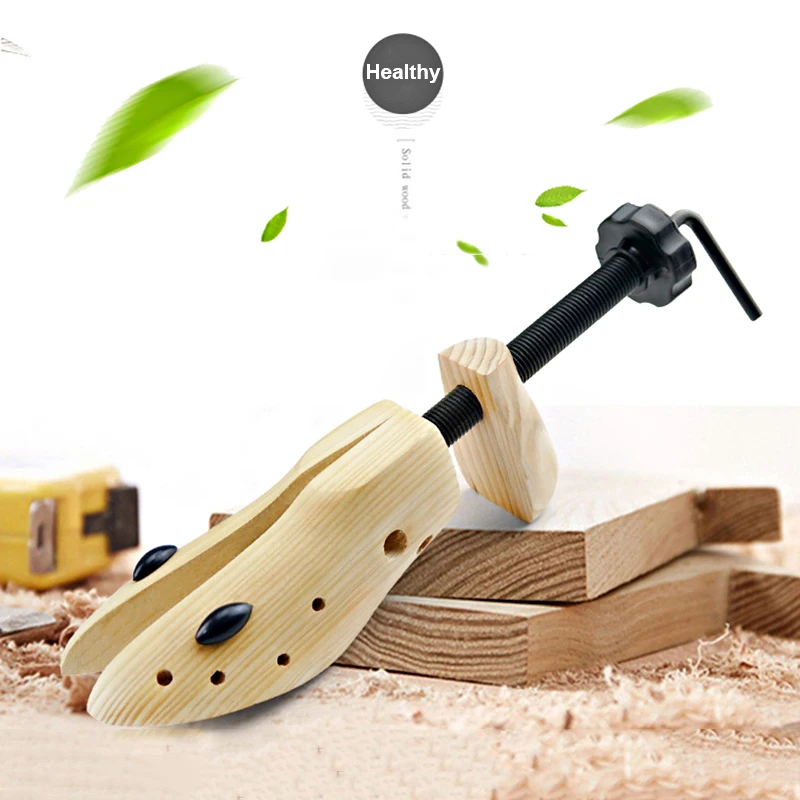 

FamtiYaa 1Pcs Shoe Trees Stretcher Adjustable Man Women Flats Pumps Shape Rack Wooden Shoe Reamer Extender