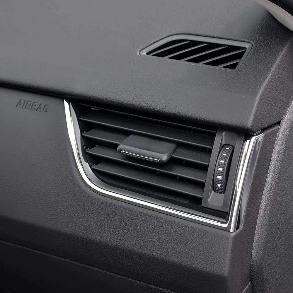 Octavia Auto Vorne Mitte Dashboard Links Rechts Mitte AC Vent Grille Air Vent Panel Abdeckung Für Skoda 2013-2021 5E0820951C – Detail 22
