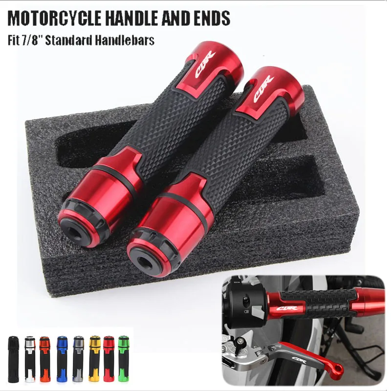 

For Honda CBR 600 F2 F3 F4 F4i CB599 CBR600RR CBR1000RR CB900RR Motorcycle 7/8'' 22MM CNC Handlebar Grips Handle Grip Handle bar