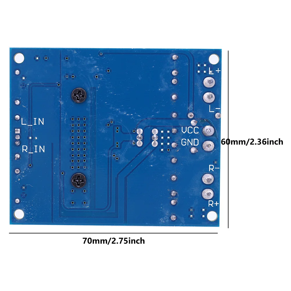 TDA7492 디지털 앰프 보드 고출력 2x50W 오디오 수신기 앰프 보드 모듈 부품 DC12-24V 음악 앰프 모듈