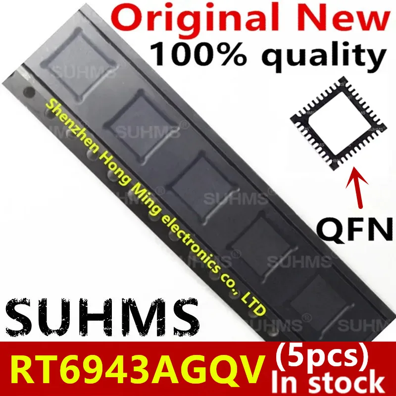 

(5piece)100% New RT6943A RT6943AGQV QFN-40 Chipset
